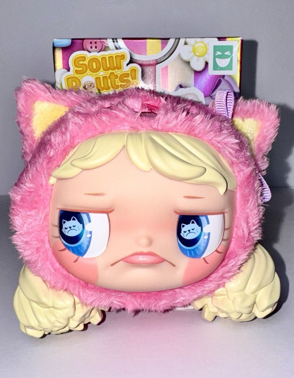 Happy Haul Sour Pouts Paw-ty Crashers Vinyl Plush Pendant Confirmed Pink Kitty